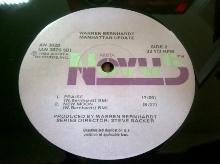Warren Bernhardt ‎– албум Manhattan Update - Img 2