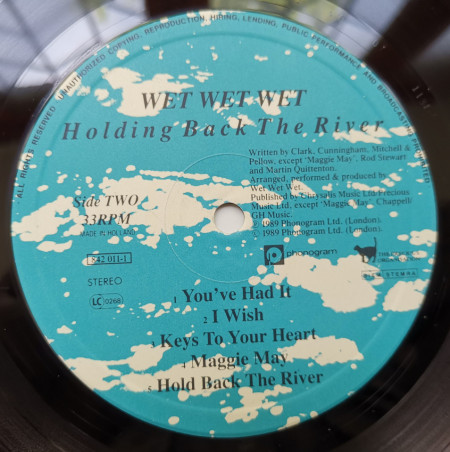 Wet Wet Wet – албум Holding Back The River - Img 3