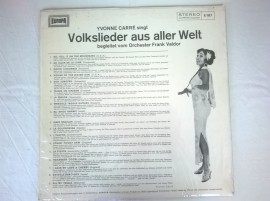 Yvonne Carré ‎– албум Volkslieder Aus Aller Welt - Img 2