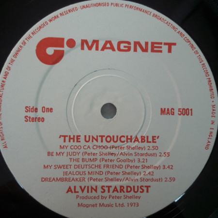 Alvin Stardust – албум The Untouchable - Img 4