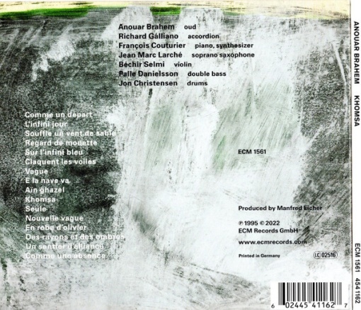 Anouar Brahem – албум Khomsa (CD) - Img 2