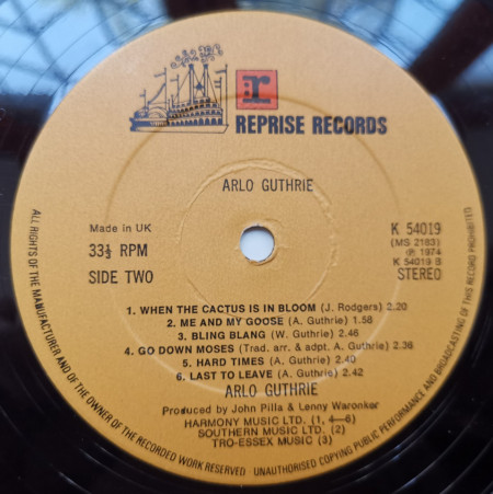 Arlo Guthrie – албум Arlo Guthrie - Img 3