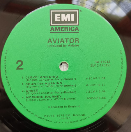 Aviator – албум Aviator - Img 2