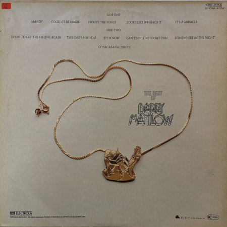 Barry Manilow – албум The Best Of Barry Manilow - Img 2