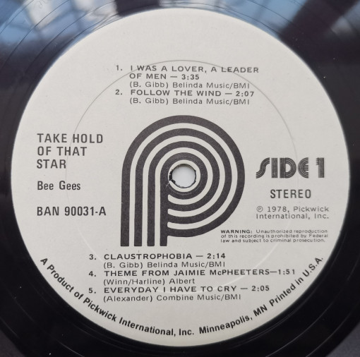 Bee Gees – албум Take Hold Of That Star - Img 2
