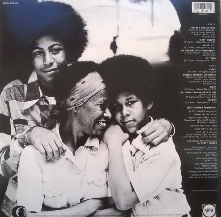 Betty Carter – албум The Betty Carter Album - Img 3