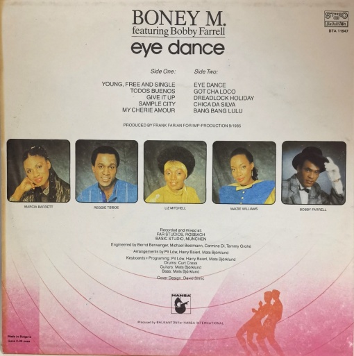 Boney M. – албум Eye Dance - Img 2