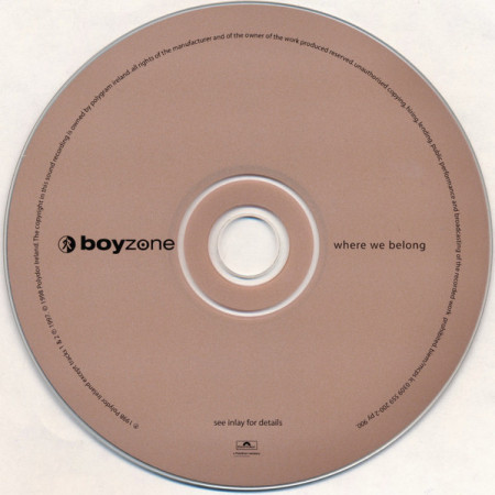 Boyzone ‎– албум Where We Belong (CD) - Img 3