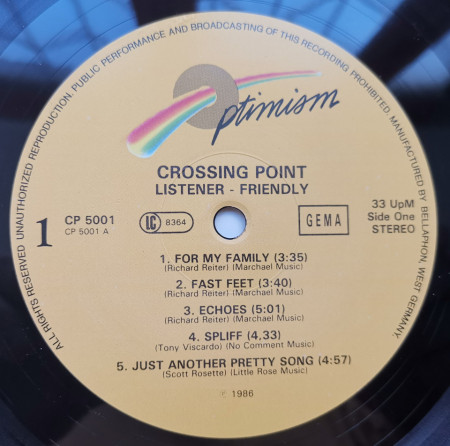 Crossing Point – албум Listener Friendly - Img 3