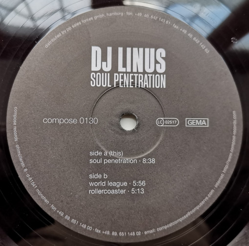 DJ Linus – сингъл Soul Penetration - Img 3