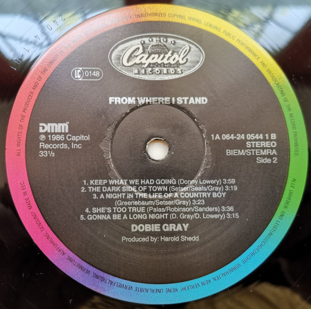Dobie Gray – албум From Where I Stand - Img 3