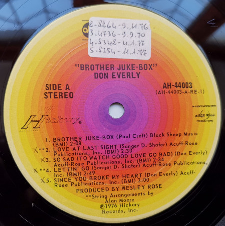 Don Everly – албум Brother Juke-Box - Img 3