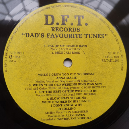 Don Shepherd – албум Dads Favourite Tunes - Img 3