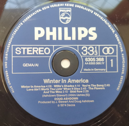 Doug Ashdown – албум Winter In America - Img 3