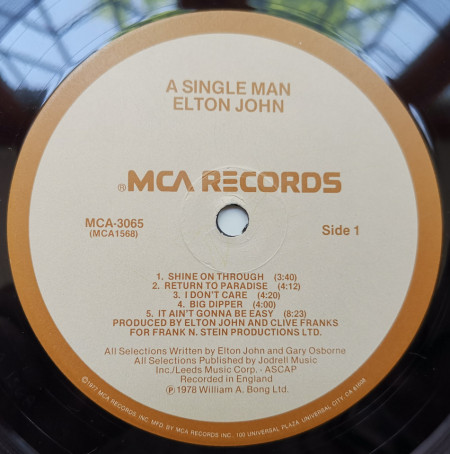Elton John – албум A Single Man - Img 3