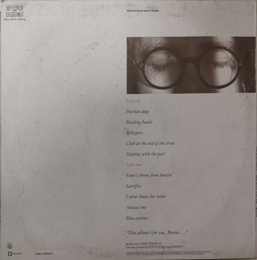 Elton John – албум Sleeping With The Past - Img 2