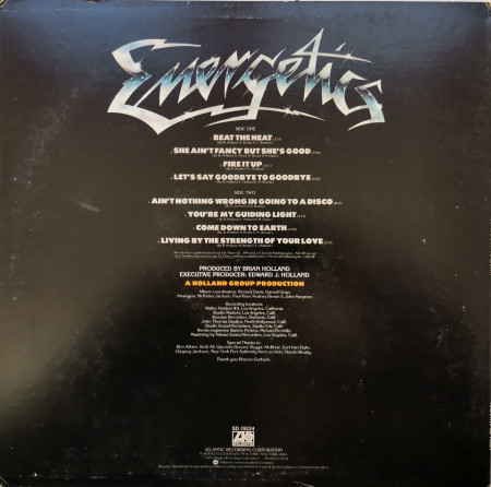 Energetics – албум Come Down To Earth - Img 2