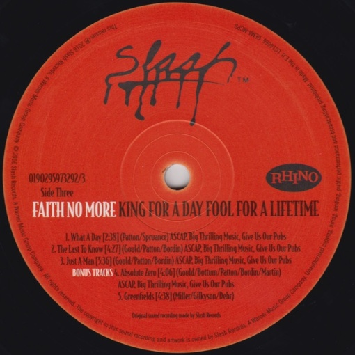 Faith No More – албум King For A Day Fool For A Lifetime - Img 4