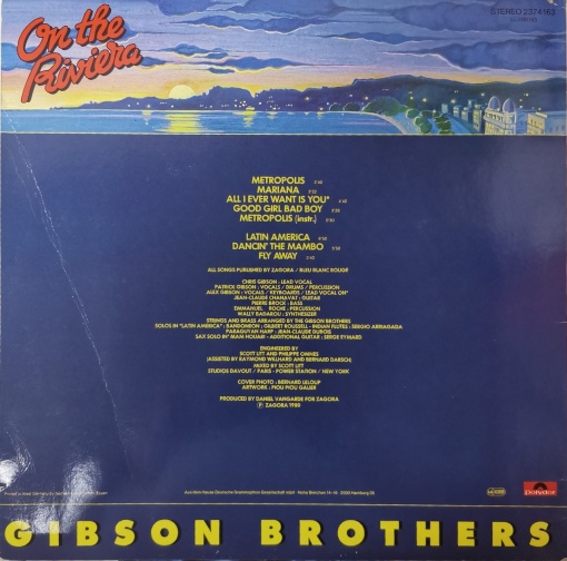 Gibson Brothers – албум On The Riviera - Img 3