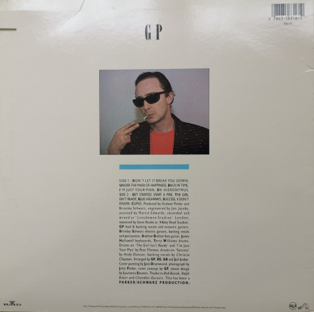 Graham Parker – албум The Mona Lisa's Sister - Img 2