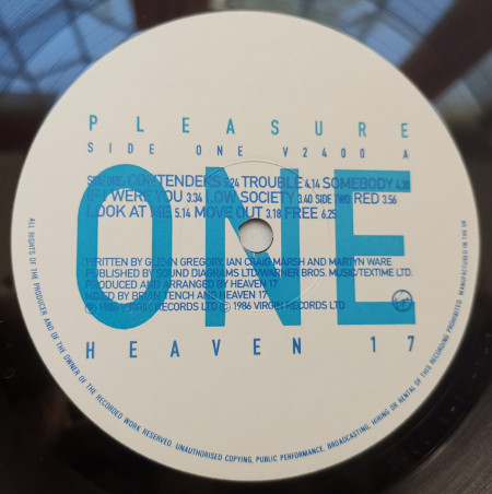 Heaven 17 – албум Pleasure One - Img 2
