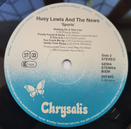 Huey Lewis And The News – албум Sports - Img 3
