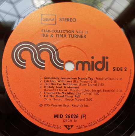 Ike &amp; Tina Turner – албум Star-Collection Vol. 2 - Img 3