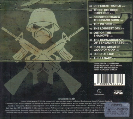Iron Maiden – A Matter Of Life And Death (CD) - Img 2