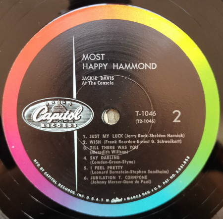 Jackie Davis – албум Most Happy Hammond - Img 3