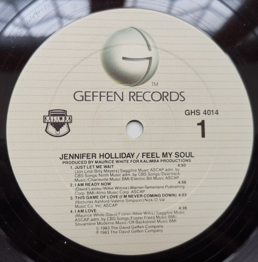 Jennifer Holliday – албум Feel My Soul - Img 3