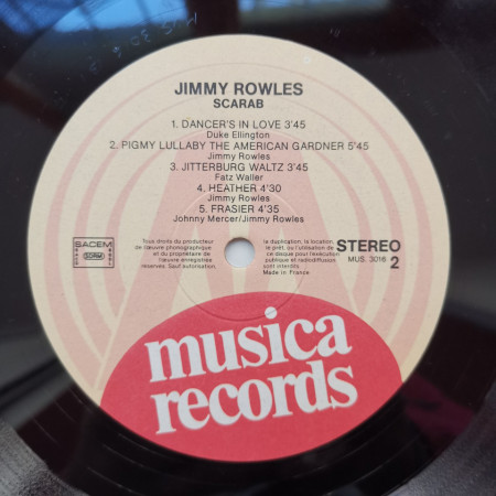 Jimmy Rowles – албум 'Scarab' - Img 3