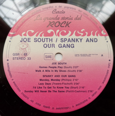 Joe South / Spanky And Our Gang / Gene Chandler / The Skyliners – албум Joe South / Spanky And Our Gang / Gene Chandler / The Skyliners - Img 3