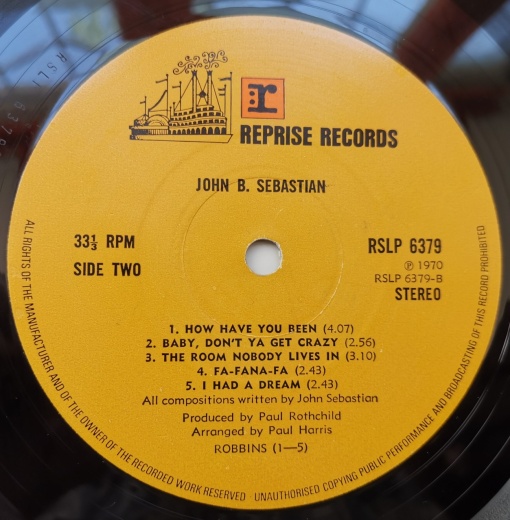John B. Sebastian – албум John B. Sebastian - Img 3