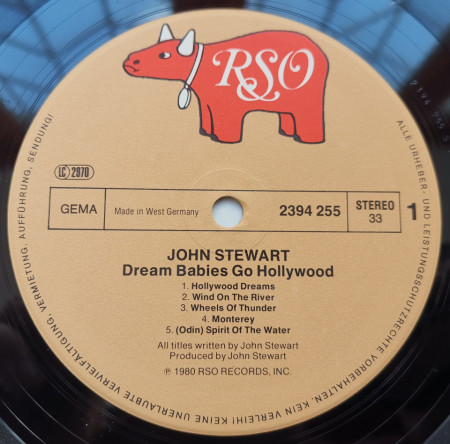 John Stewart – албум Dream Babies Go Hollywood - Img 3