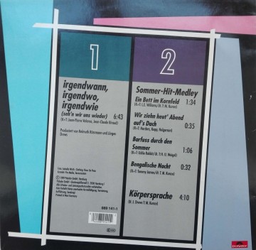 Jürgen Drews ‎– албум Irgendwann, Irgendwo, Irgendwie (Seh'n Wir Uns Wieder) - Img 2