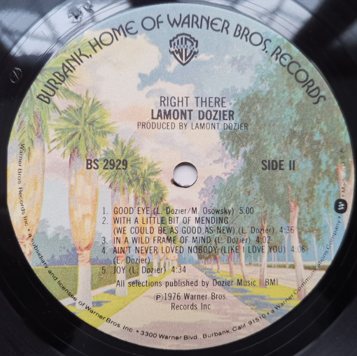 Lamont Dozier – албум Right There - Img 3