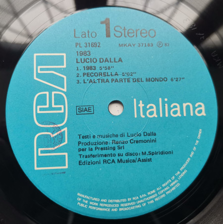 Lucio Dalla – албум 1983 - Img 3