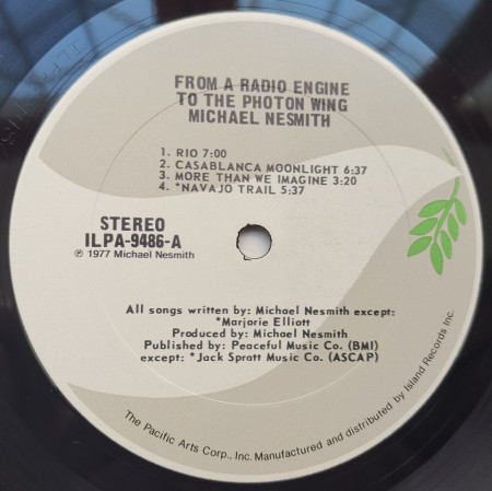 Michael Nesmith – албум From A Radio Engine To The Photon Wing - Img 3