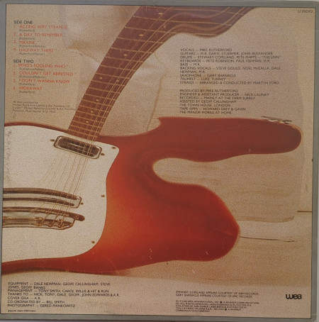 Mike Rutherford ‎– албум Acting Very Strange - Img 2