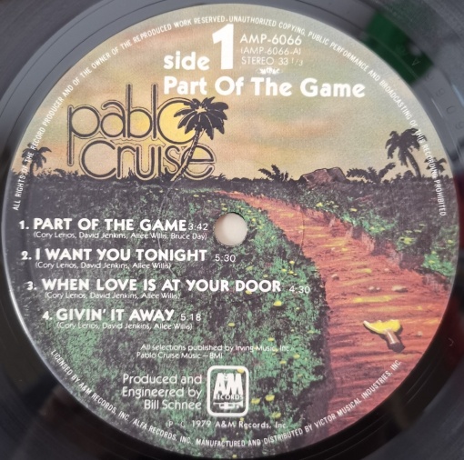 Pablo Cruise – албум Part Of The Game - Img 3