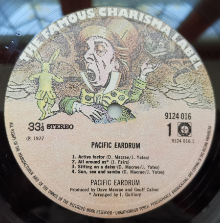 Pacific Eardrum – албум Pacific Eardrum - Img 3