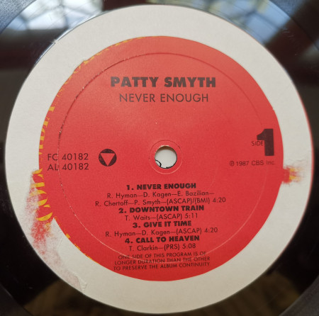 Patty Smyth – албум Never Enough - Img 2
