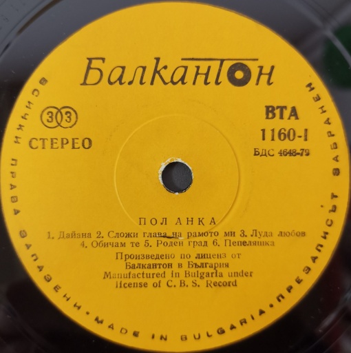 Paul Anka – албум The Original Hits Of Paul Anka - Img 3
