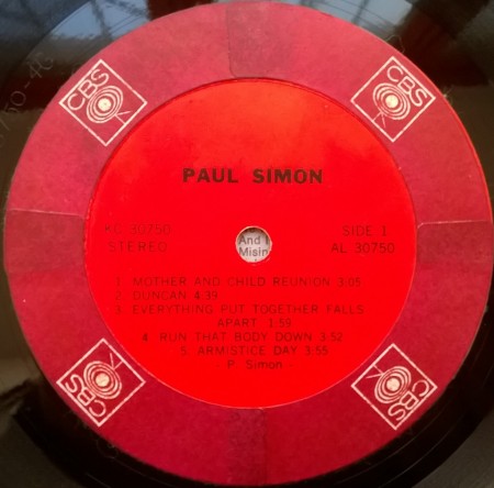 Paul Simon ‎– албум Paul Simon - Img 3