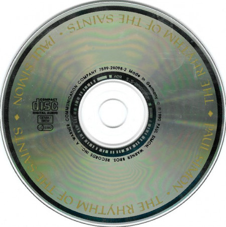 Paul Simon ‎– албум The Rhythm Of The Saints (CD) - Img 3