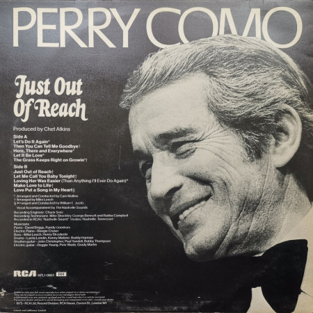 Perry Como – албум Just Out Of Reach - Img 2