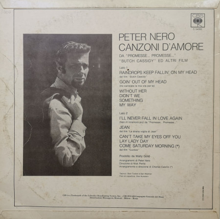 Peter Nero ‎– албум Canzoni D'Amore - Img 2