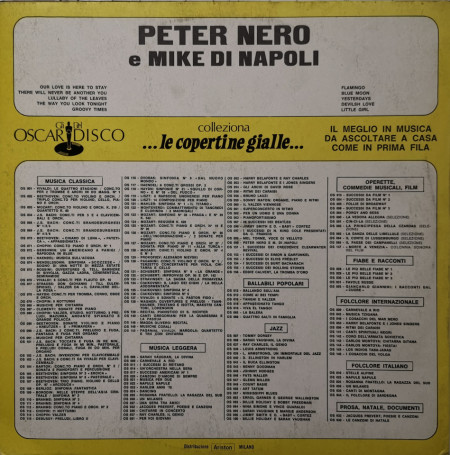 Peter Nero, Mike Di Napoli – албум Peter Nero E Mike Di Napoli - Img 3