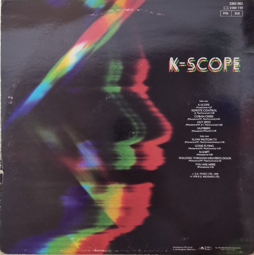 Phil Manzanera – албум K-Scope - Img 2