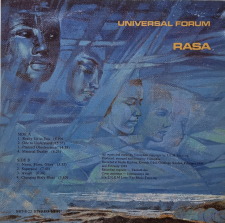 Rasa – албум Universal Forum - Img 2